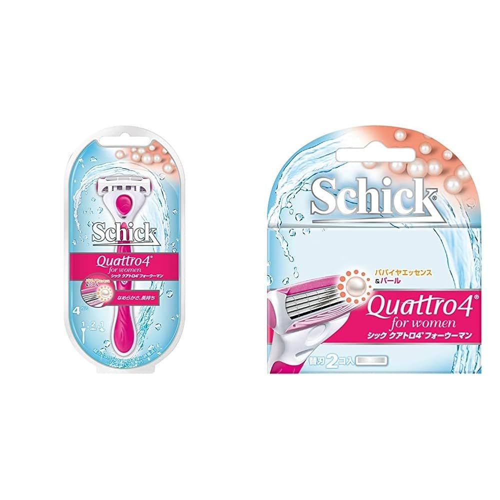 あしたがあるさシッククアトロ4　替刃　40個セット　新品未使用 シック クアトロ4 チタニウム 替刃 ( 4個入 )/ : 爽快ドラッグ